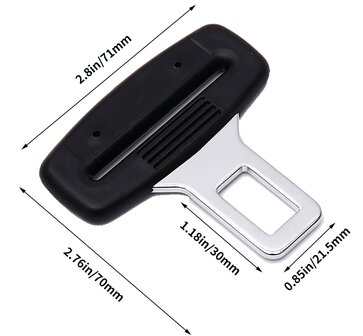 Automatische 2 puntgordel - zwart