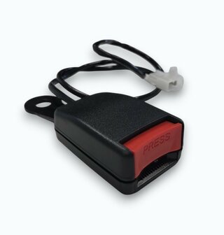 Autogordel Receiver 1 type:A (21mm) met E8 (kwaliteitskeurmerk) met alarm NO