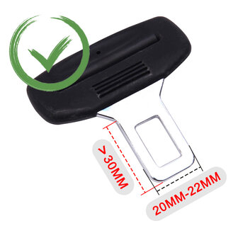 Gordel verlenger, verstelbare lengte, type:A (21mm) 