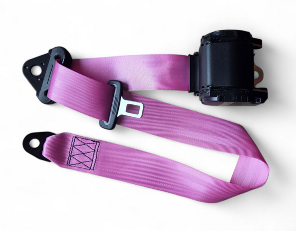 Automatische 3-puntgordel 3 meter lichtroze