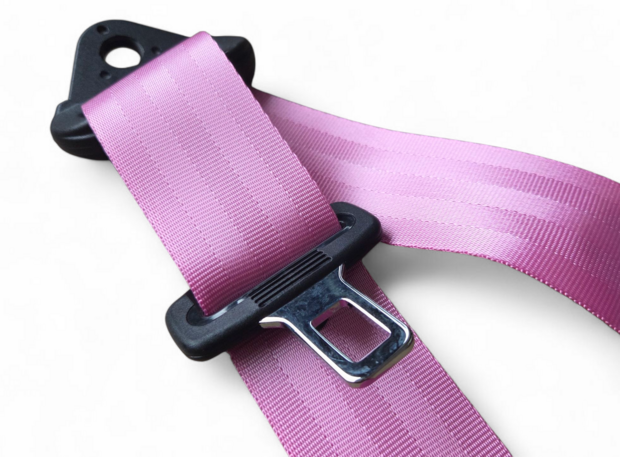 Automatische 3-puntgordel 3 meter lichtroze