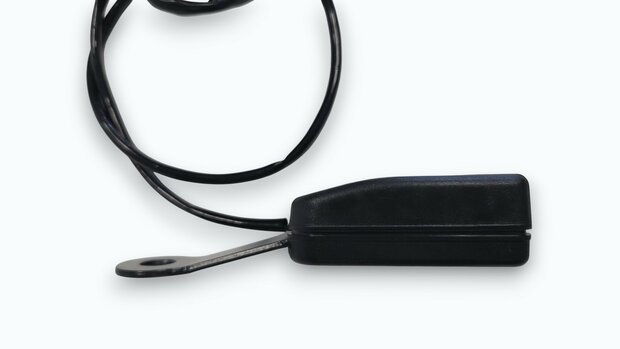 Autogordel Receiver 1 type:A (21mm) met E8 (kwaliteitskeurmerk) met alarm NO