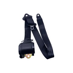 Campergordel XXL Vrachtwagengordel Zwart / E24 keurmerk / lengte 4 meter / Extra lange 3 puntsgordel Veiligheidsgordel