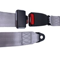 Lichtgrijs Veiligheidsgordel / Autogordel Heupgordel / 2 puntgordel