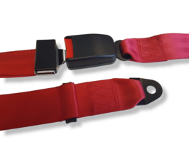 Donkerrode Veiligheidsgordel / Autogordel Heupgordel / 2 puntgordel