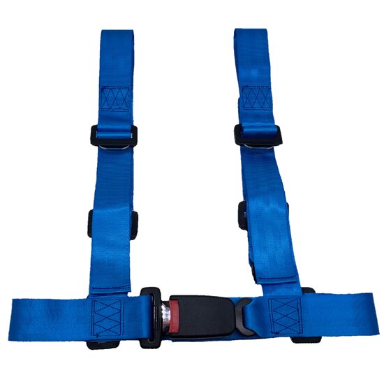 Racegordel Licht Blauw - 4 Puntgordel - 4 puntsgordel - Sport racegordel E13